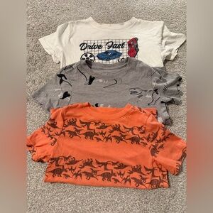 Cat & Jack Kids T-Shirts - Orange, Gray, White